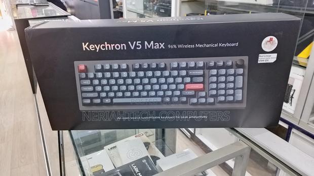 //Keychron V5 Max QMK/via Wireless Custom Mechanical - main view