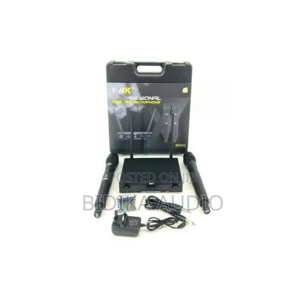 BNK Bk902 Uhf Dual 2 Channel Wireless Microphone System