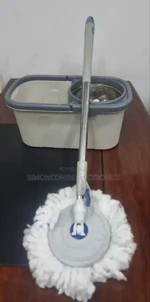Fashion Rotary Mop 17l Bucket, 112cm Mop, 2 Rugs