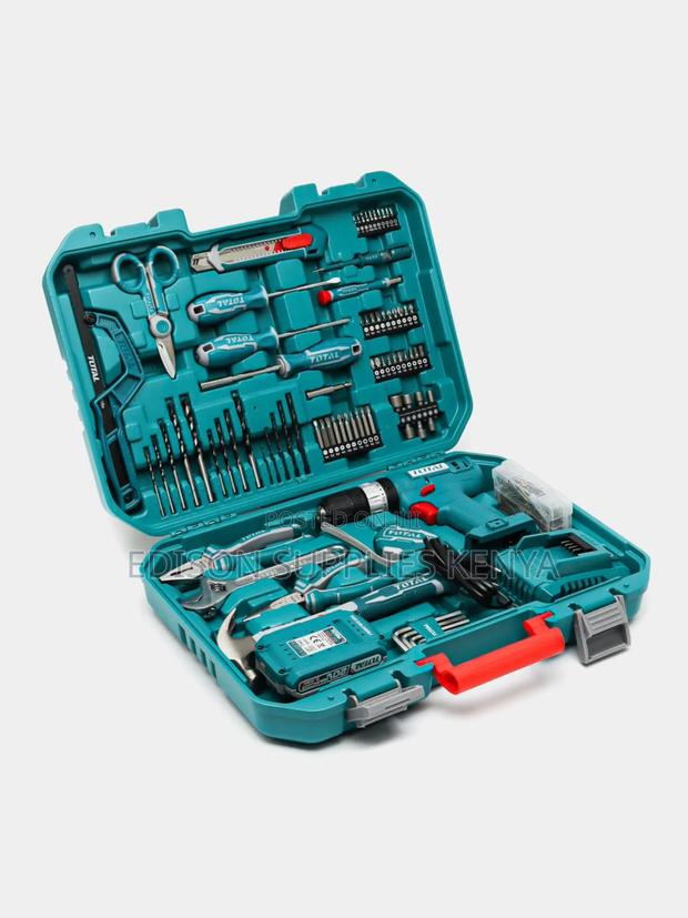 Total Cordless Drill Tools Set 165pcs Toolset Tool Boxes - main view
