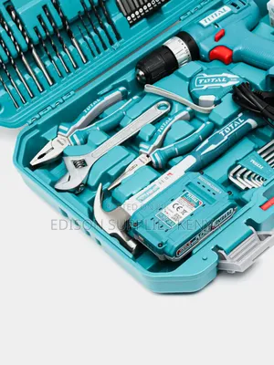 Total Cordless Drill Tools Set 165pcs Toolset Tool Boxes