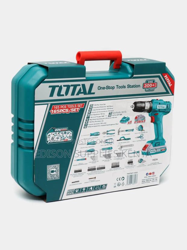 Total Cordless Drill Tools Set 165pcs Toolset Tool Boxes - thumbnail 3