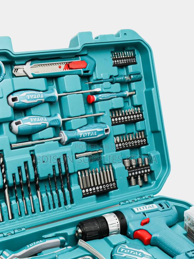 Total Cordless Drill Tools Set 165pcs Toolset Tool Boxes - thumbnail 5