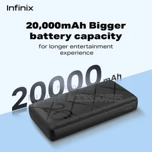 Infinix 15w Fast Charging Portable 20000mah Powerbank 2usb