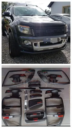Matt Black Carbon Finish Kit. For Ford Ranger T6