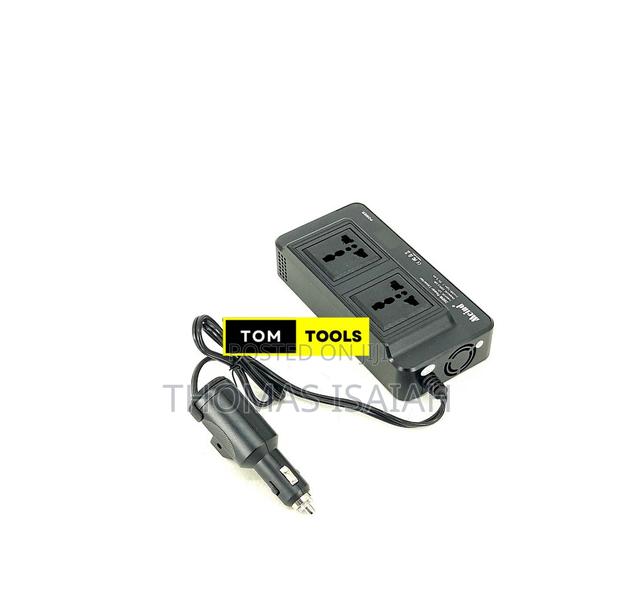 200w Car Power Inverter With 2 Ac Outlets, 3 Usb + Qc3.0