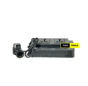 200w Car Power Inverter With 2 Ac Outlets, 3 Usb + Qc3.0