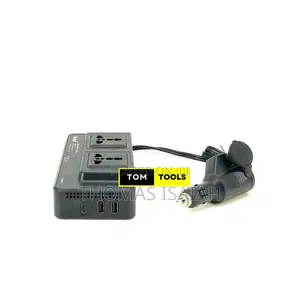 200w Car Power Inverter With 2 Ac Outlets, 3 Usb + Qc3.0