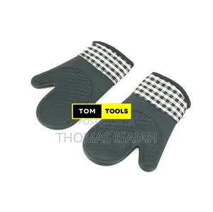 2pcs Heat Resistant Non Slip Silicone Oven Mitts Gloves