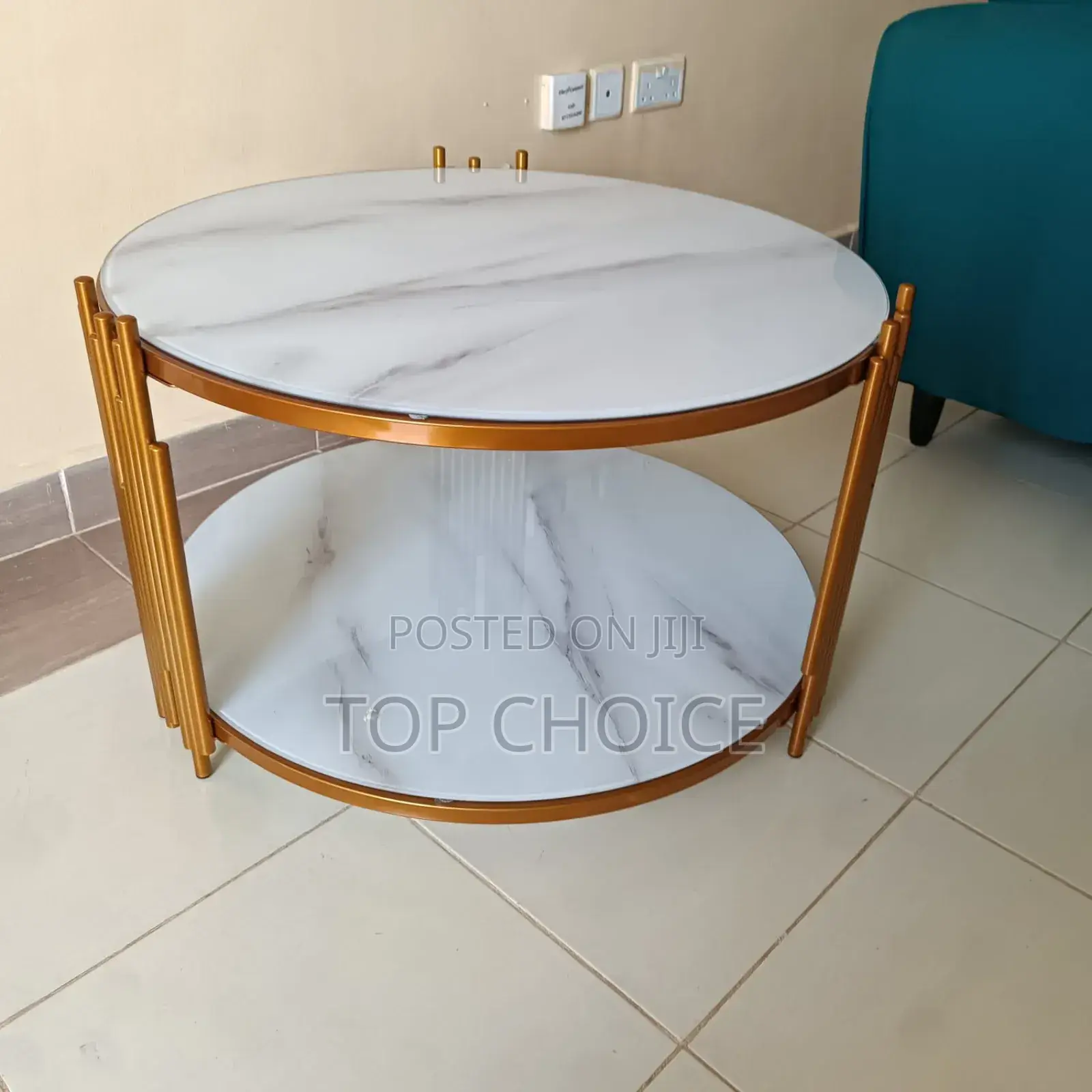 White Glass Coffee Table