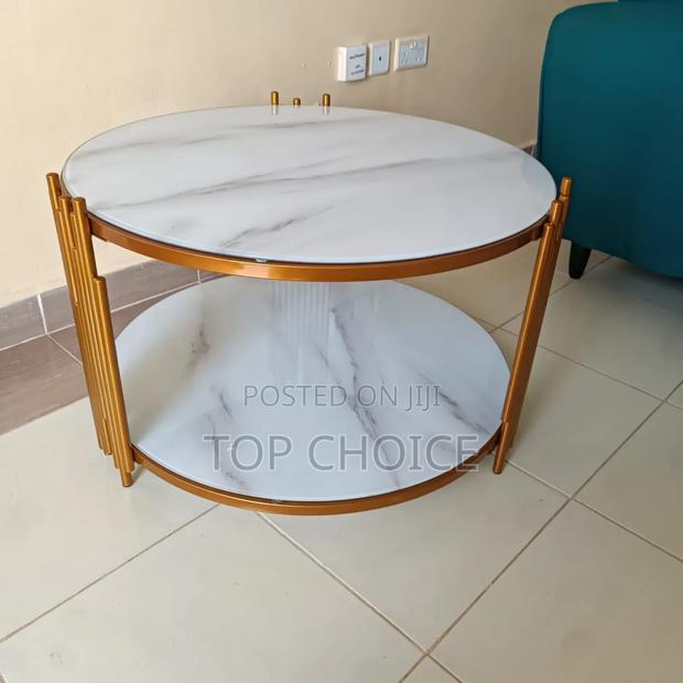 White Glass Coffee Table