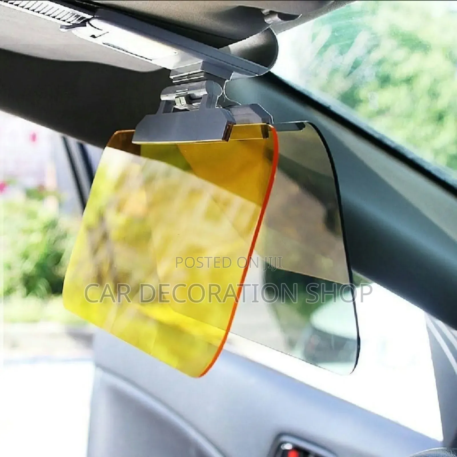 Clip on 2in1 Day and Night Sunvisor Roof Driving Mirror