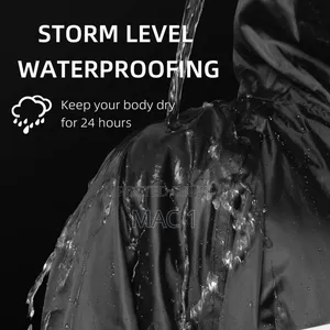 Police Reflective Waterproof Raincoat With Cap