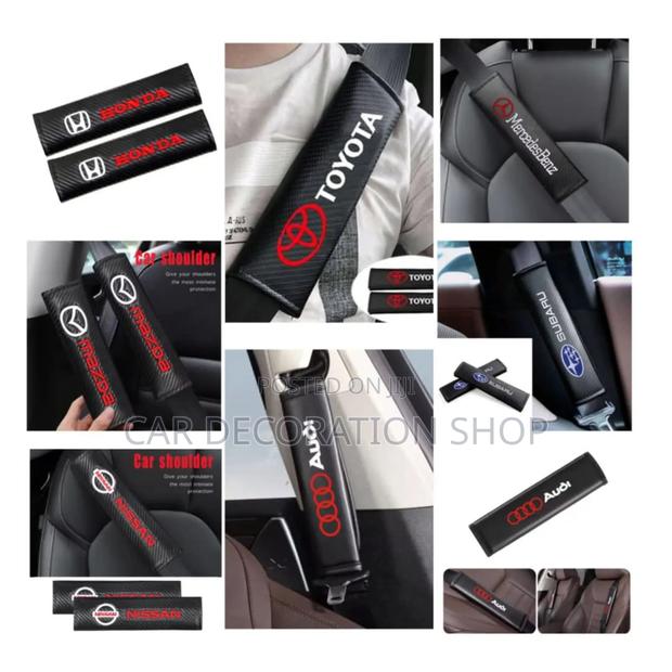 Safety Belt Pad With Permanent Different Car Logo