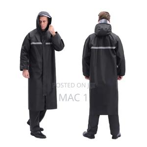 Reflective Waterproof Raincoat With Cap - thumbnail 2