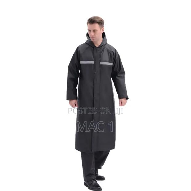 Reflective Waterproof Raincoat With Cap - thumbnail 3