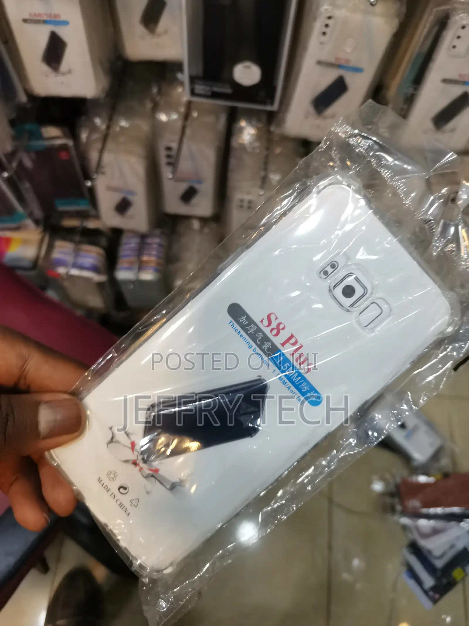 Caseworm Cover for Samsung Galaxy S8 Plus Transparent Case