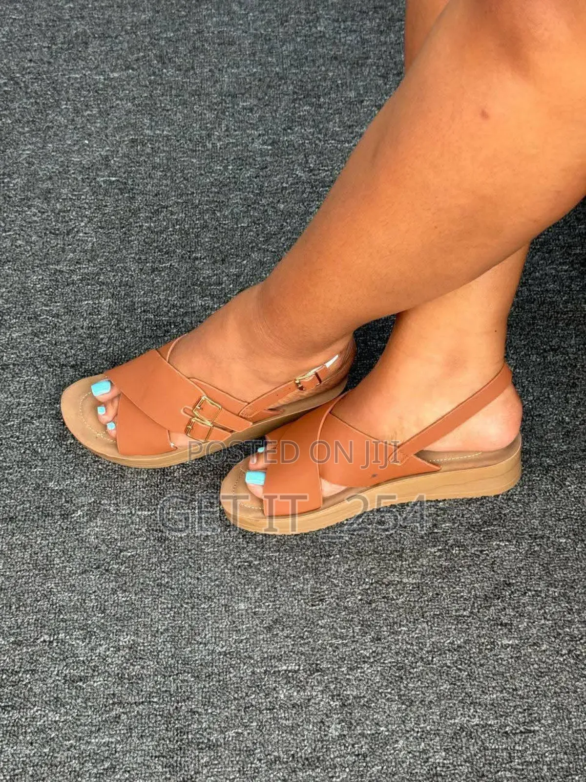 Low Wedge Open Sandals