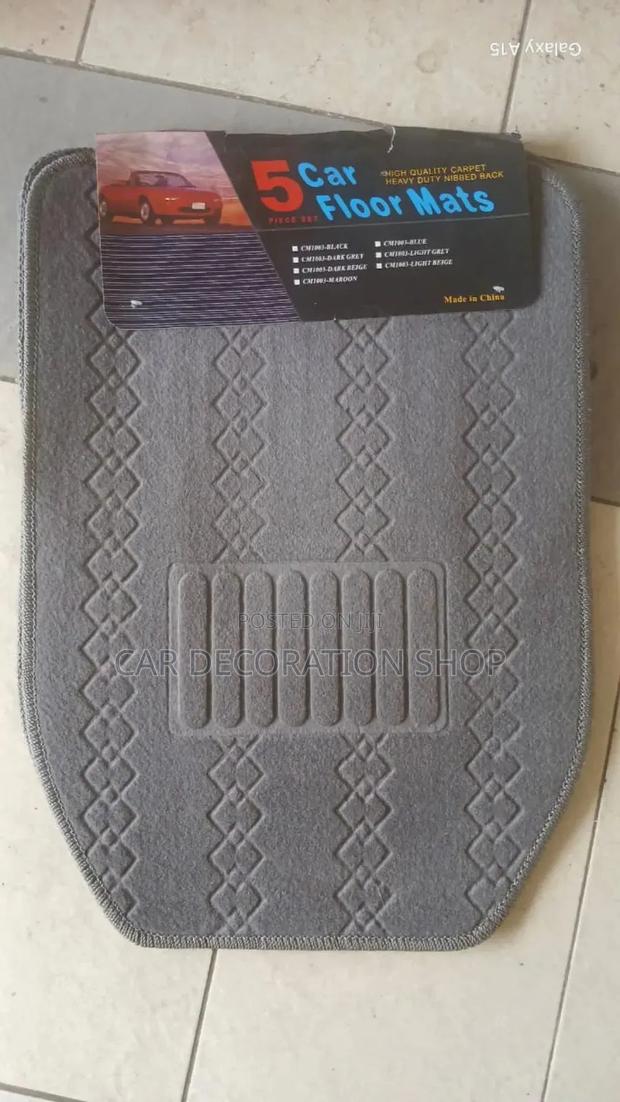 Heavy Duty Designed Grey Mats With Nibbed Back