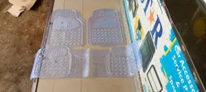 3pc Clear Pattern Conjoined Rear Floor Carpet Car Mats