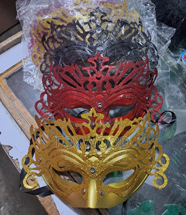 Shiny Glittery Party Face Masks - thumbnail 5