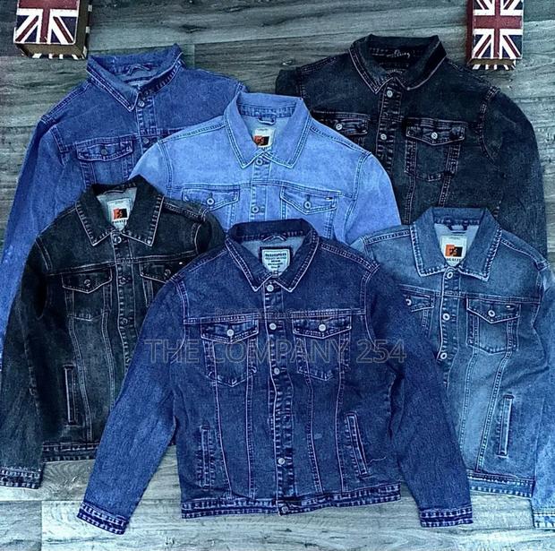 Quality Heavy Unisex Denim Jeans Long-Sleeved Jacket - main view