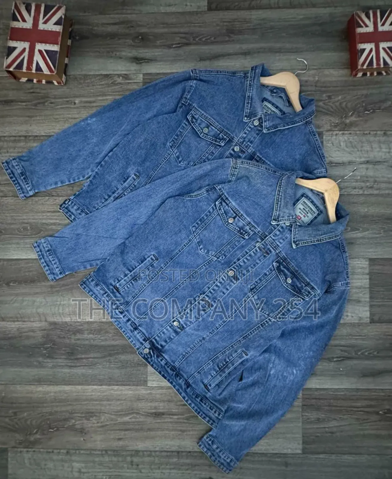Quality Heavy Unisex Denim Jeans Long-Sleeved Jacket