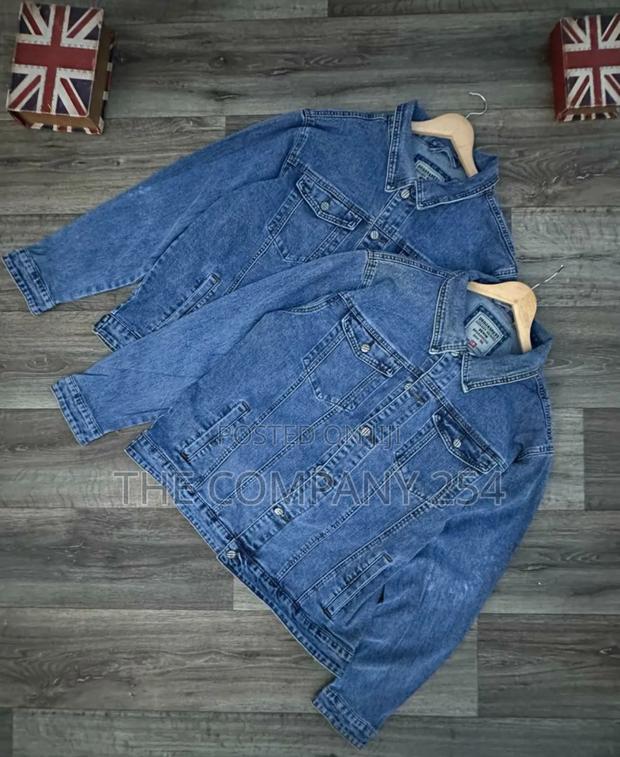 Quality Heavy Unisex Denim Jeans Long-Sleeved Jacket - thumbnail 4