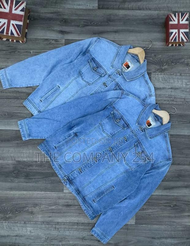 Quality Heavy Unisex Denim Jeans Long-Sleeved Jacket - thumbnail 5