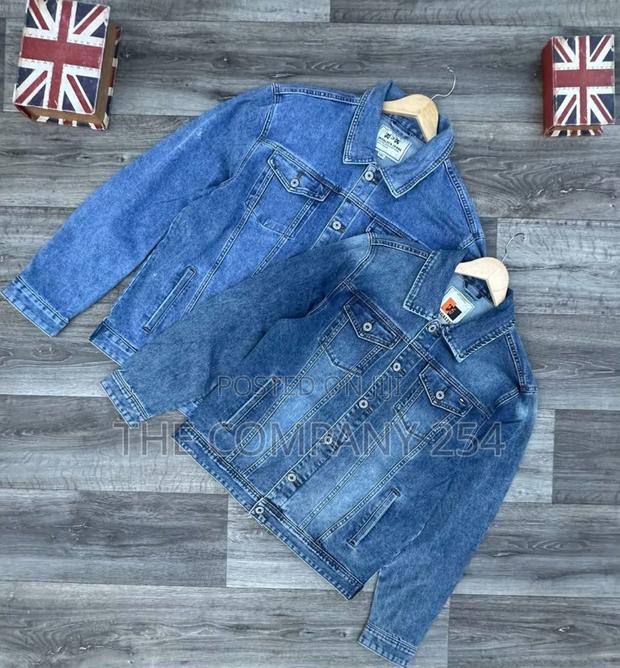 Quality Heavy Unisex Denim Jeans Long-Sleeved Jacket - thumbnail 6