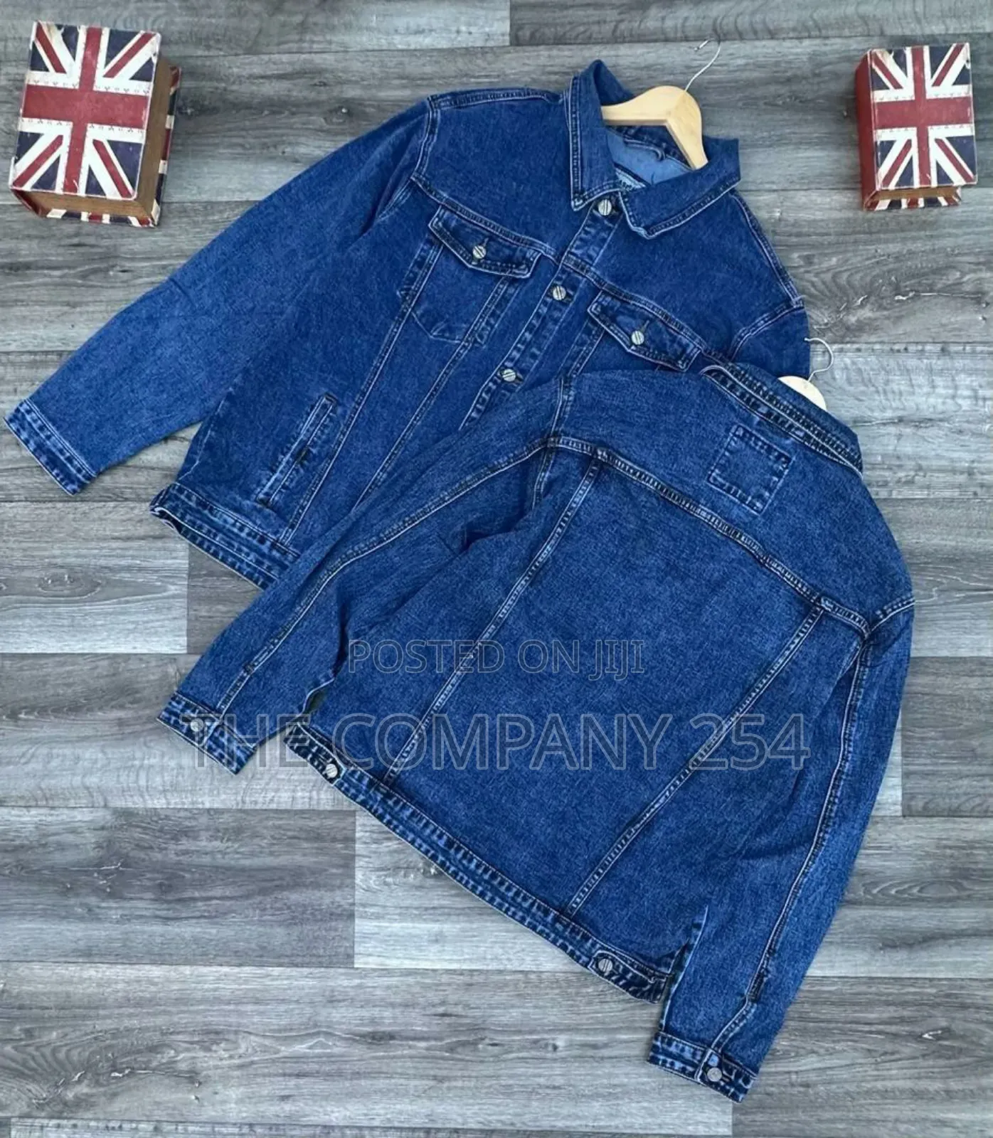 Quality Heavy Unisex Denim Jeans Long-Sleeved Jacket