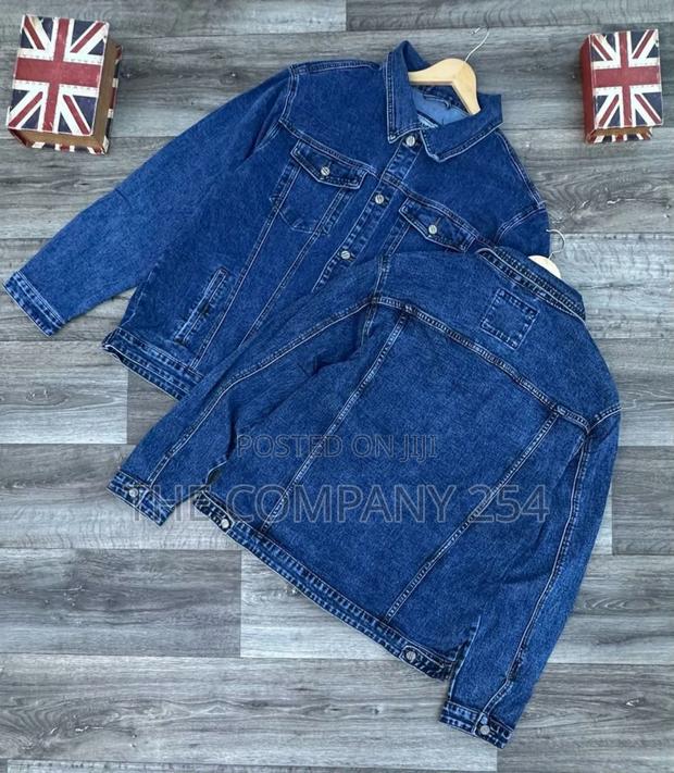 Quality Heavy Unisex Denim Jeans Long-Sleeved Jacket - thumbnail 7
