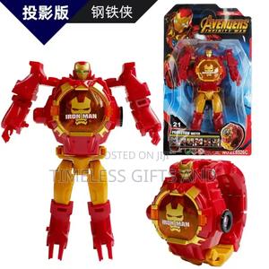 Iron Man Red Deformation Robot Digital Watch - thumbnail 2