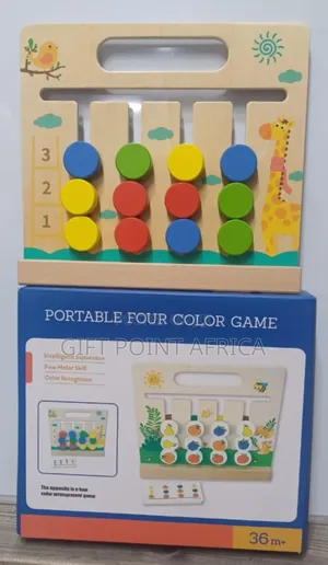 Portable 4 Color Games for Kids