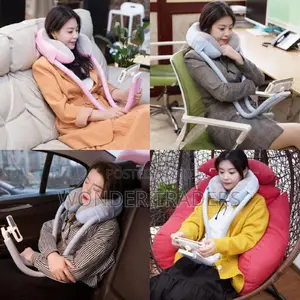 2-in-1 U-Shaped Neck Pillow With a Flexible, Adjustables