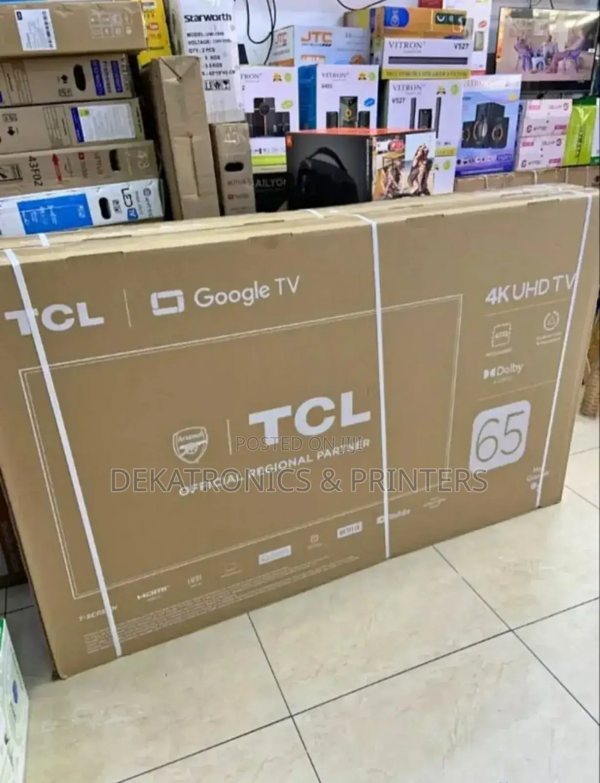 TCL 65′′ 65c655 Qled Pro Classic Google Tv