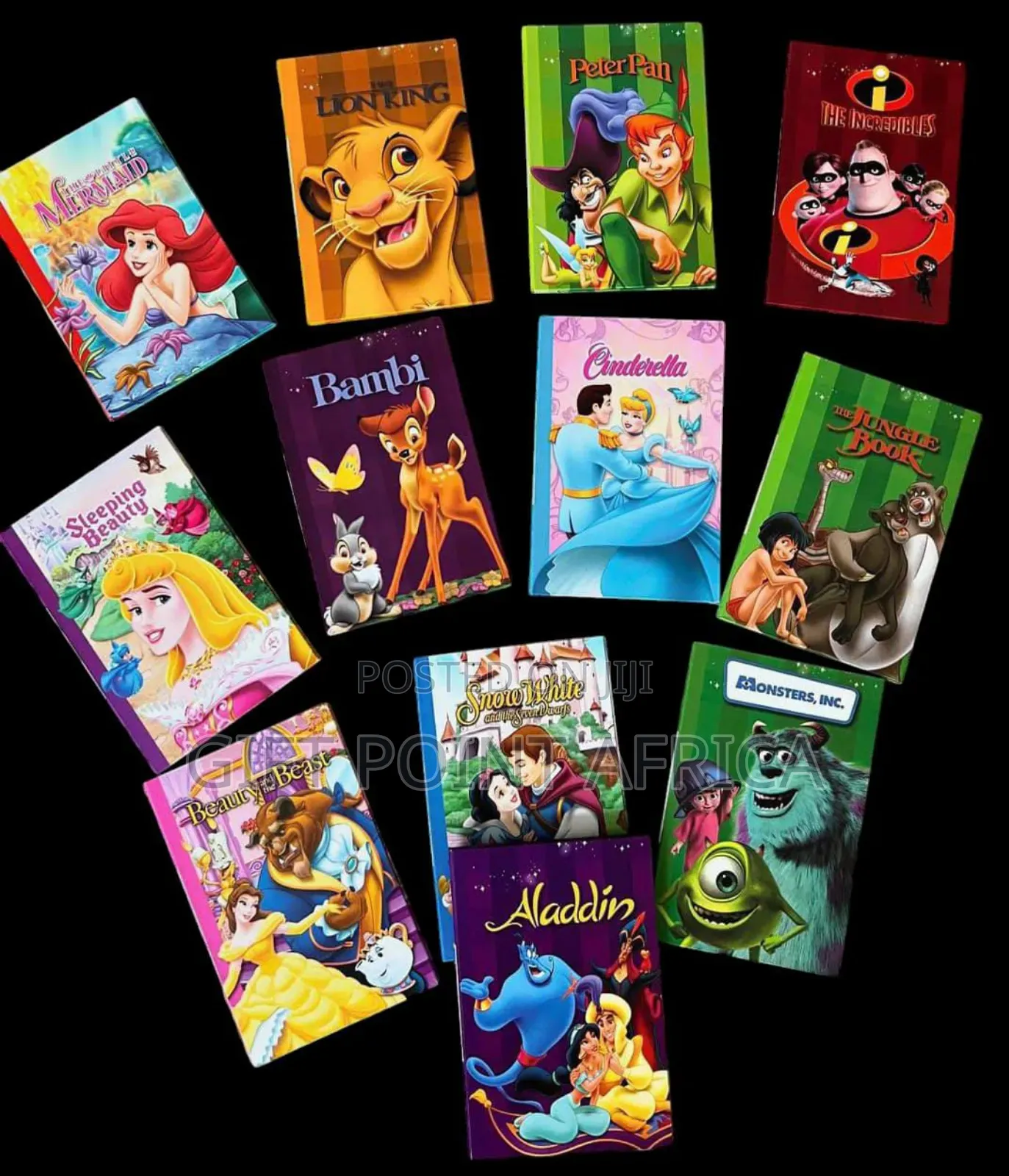 12 Disney Mini English Story Books