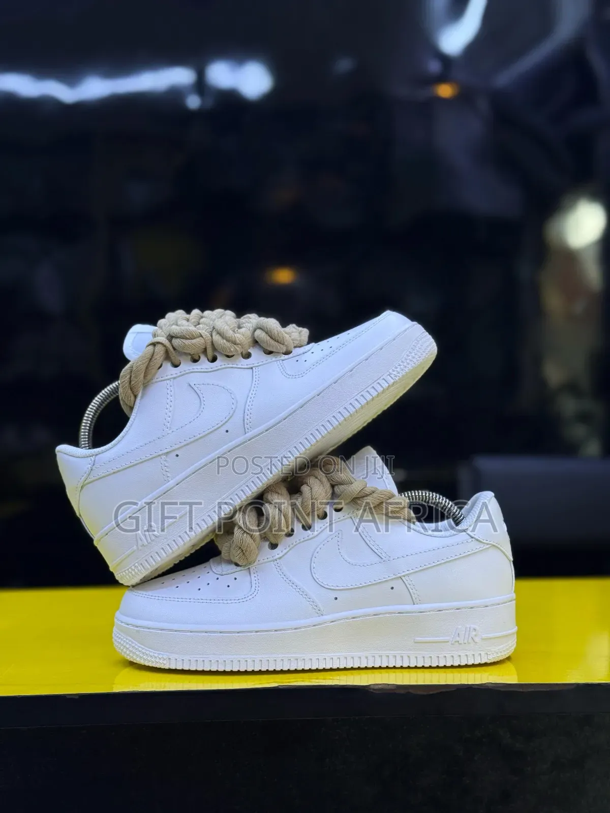 The Nike Airforce 1 Rope Lace “Latte “