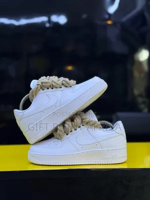 The Nike Airforce 1 Rope Lace “Latte “