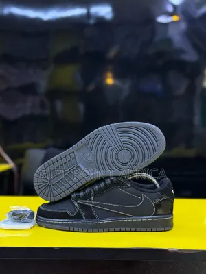 Air Jordan 1 Low X Travis Scott "Black Phantom"