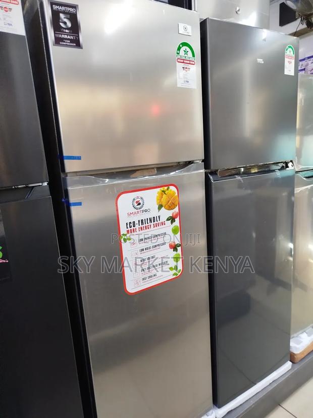 Smart Pro Fridge, Double Door , 255l – Silver,Sfr-325-Dt-I