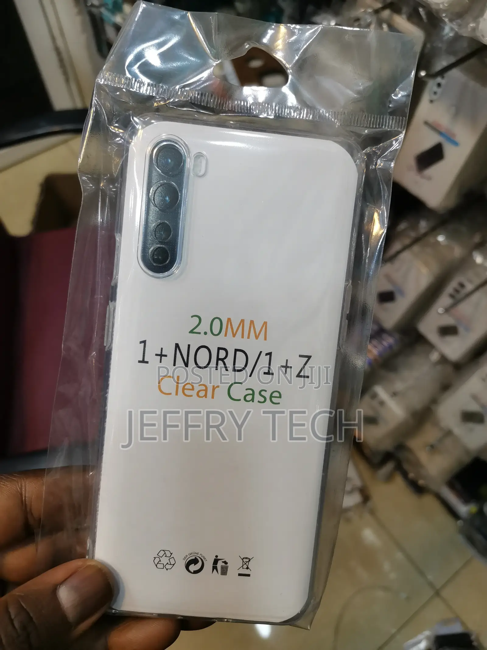 Arrise Back Cover for Oneplus Nord (Transparent, Flexible