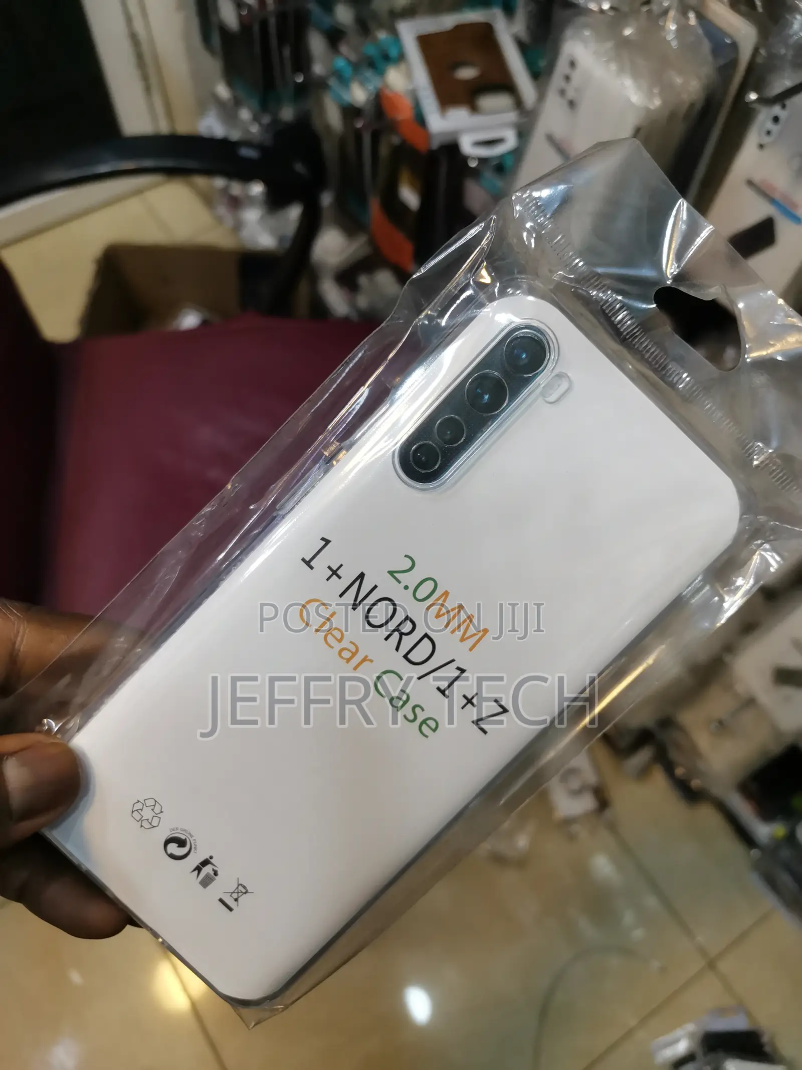 Arrise Back Cover for Oneplus Nord (Transparent, Flexible