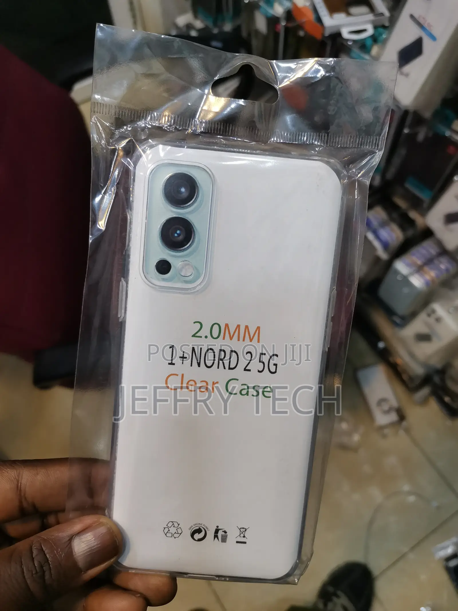 Hamz Back Cover for Oneplus Nord 2 5g (Transparent, Camera