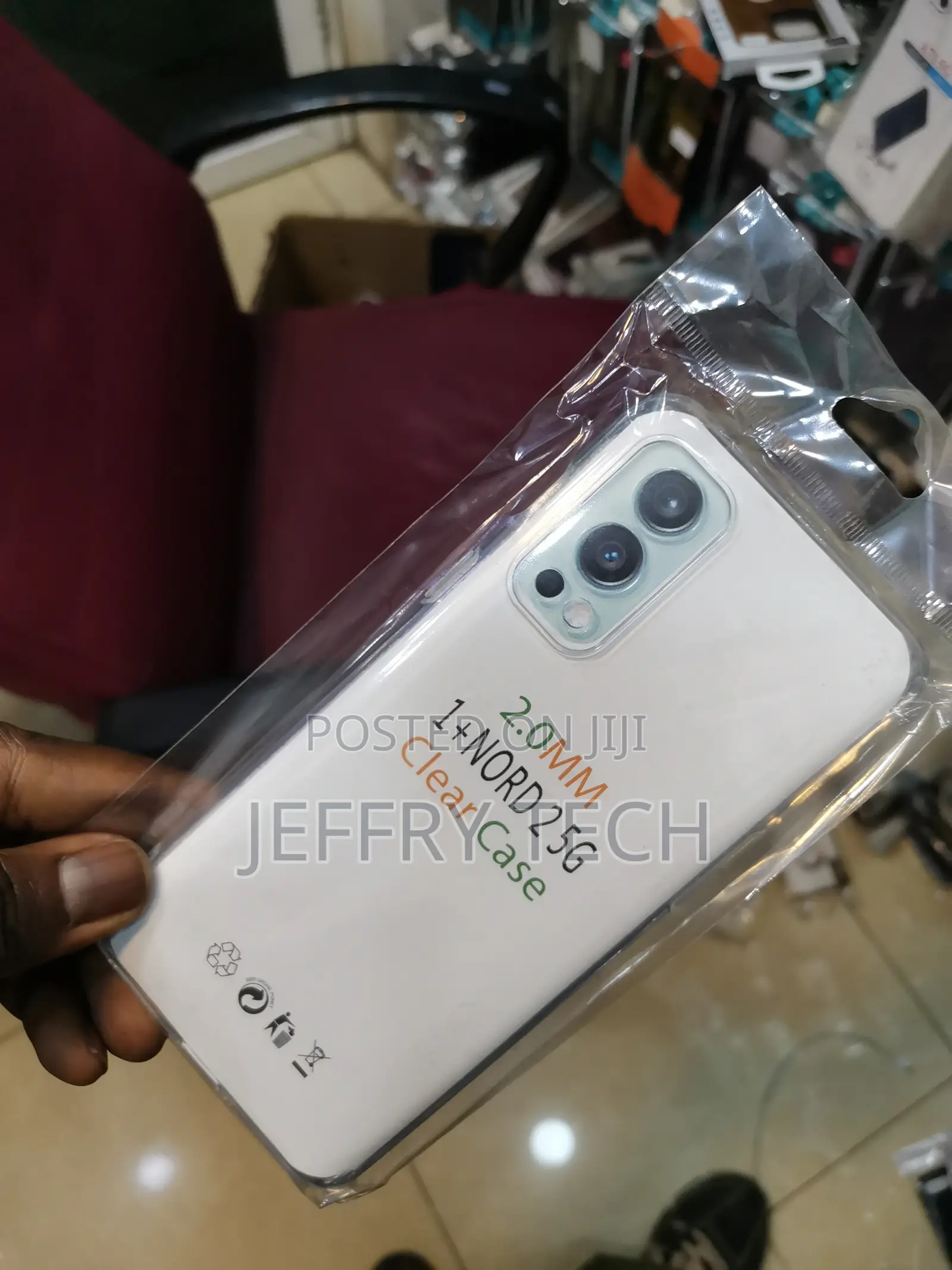 Hamz Back Cover for Oneplus Nord 2 5g (Transparent, Camera