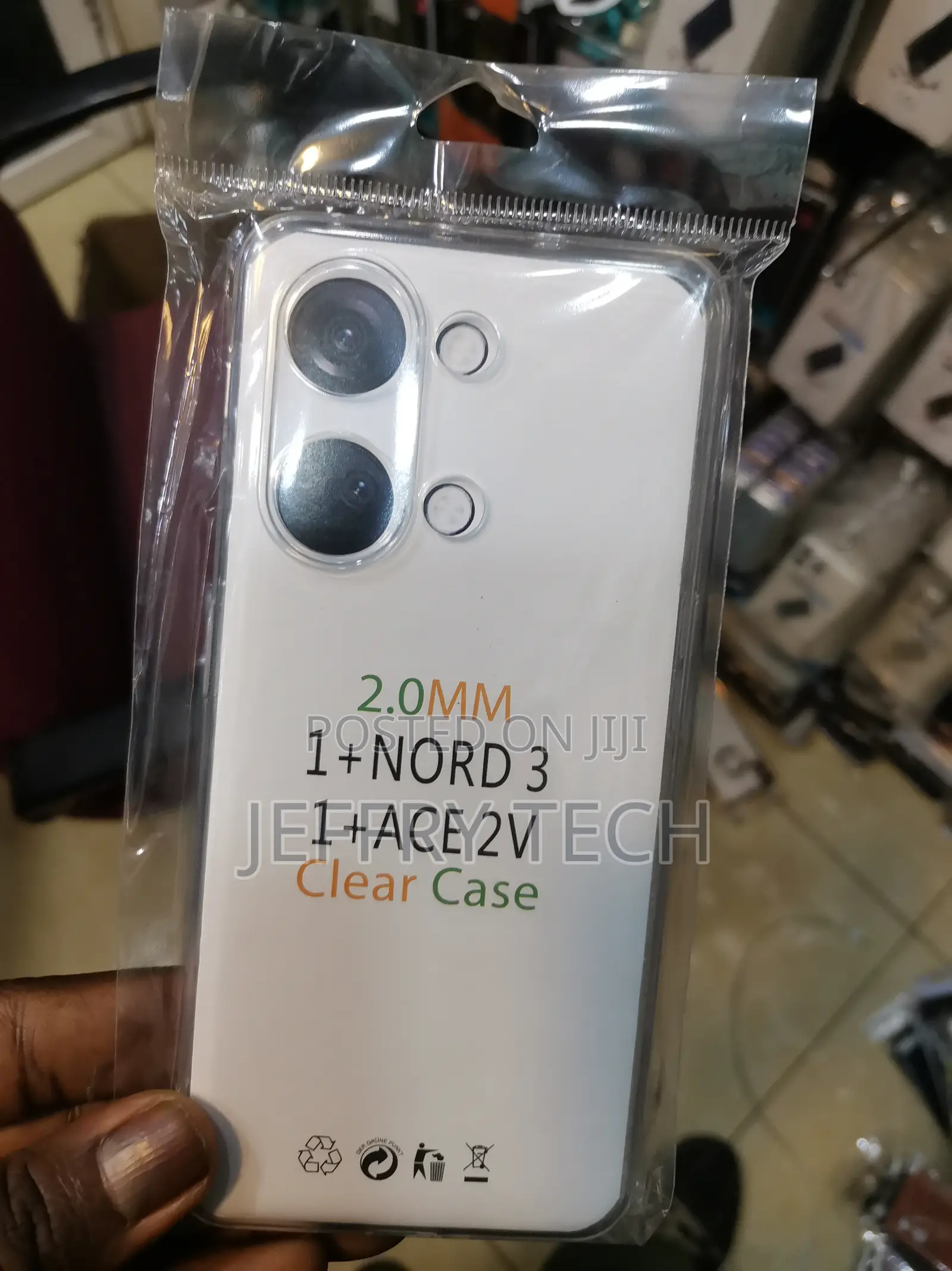 Spinzzy Back Cover for Oneplus Nord 3 (Transparent, Shock