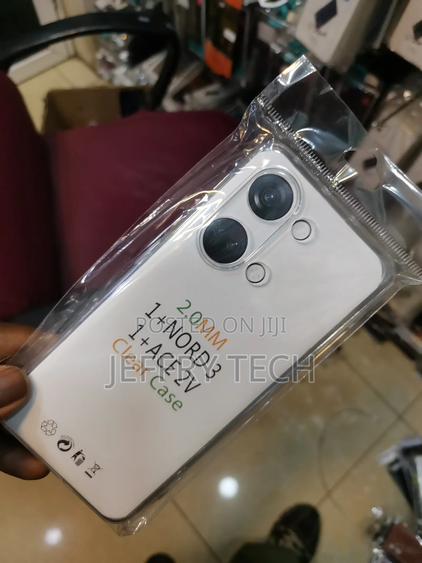 Spinzzy Back Cover for Oneplus Nord 3 (Transparent, Shock
