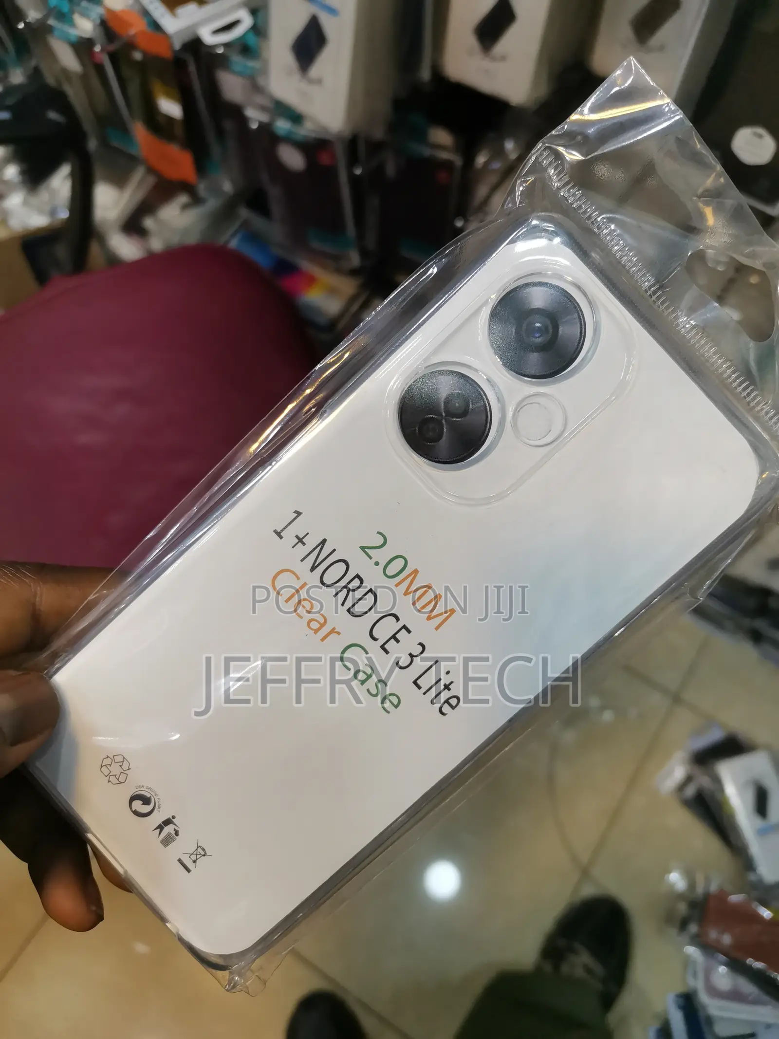 Printcz Back Cover for Oneplus Nord Ce 3 Lite 5g Transparent