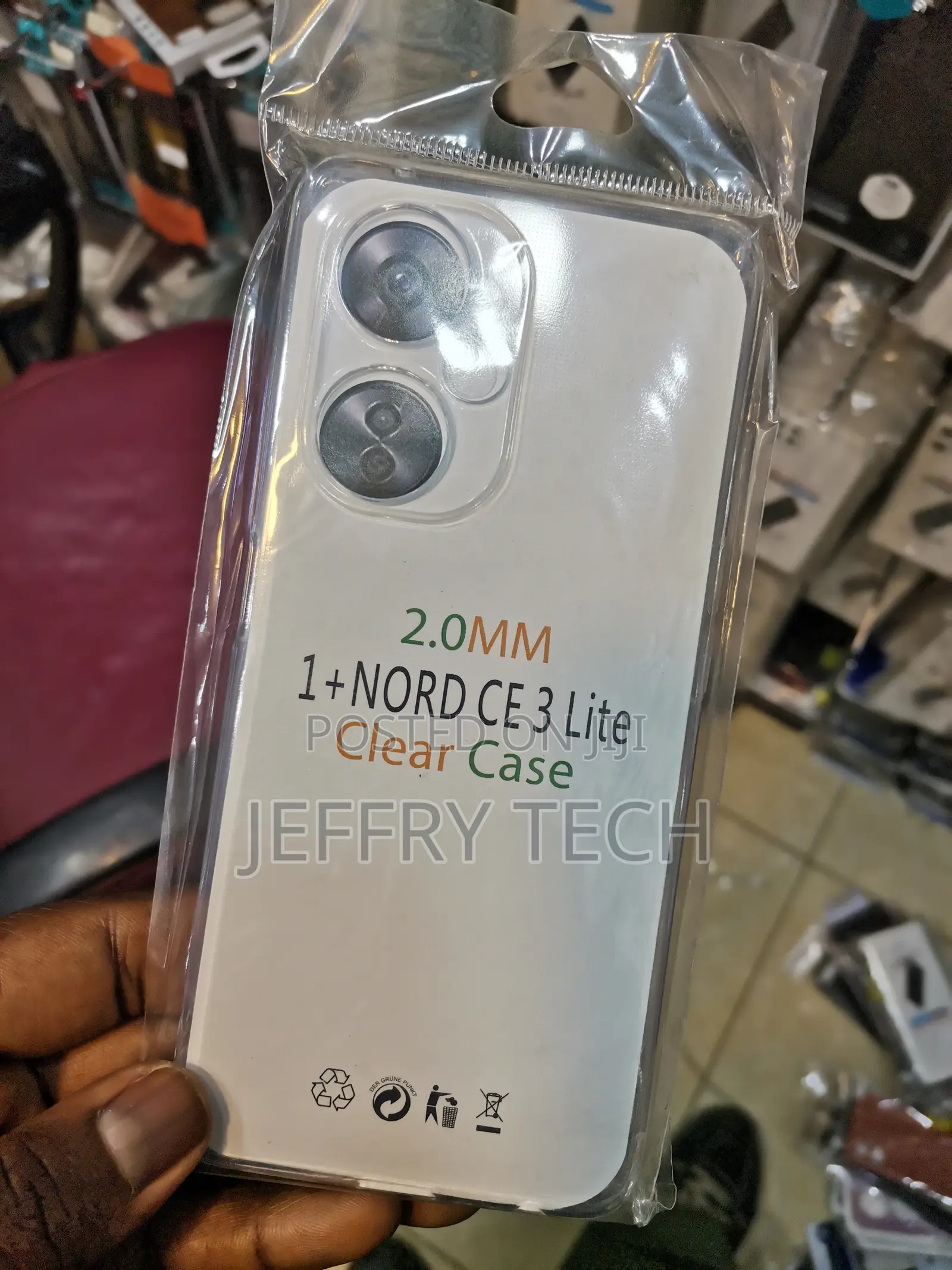 Printcz Back Cover for Oneplus Nord Ce 3 Lite 5g Transparent