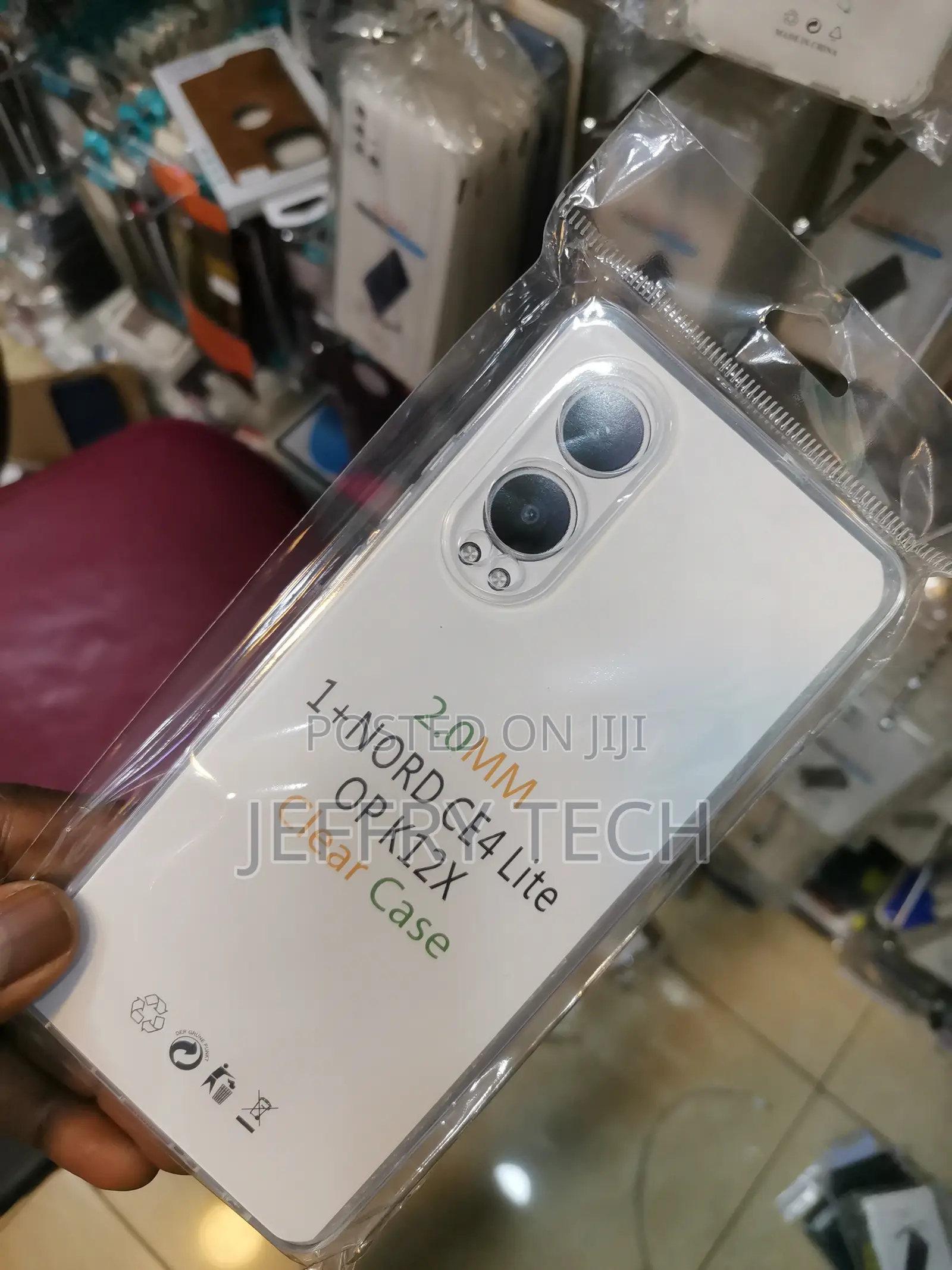 Vishzone Back Cover for Oneplus Nord Ce 4 Lite 5gtransparent